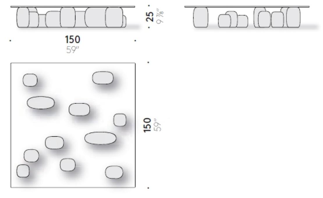 Журнальный столик от фабрики DePadova модель Ishi--IH#Q4UCE