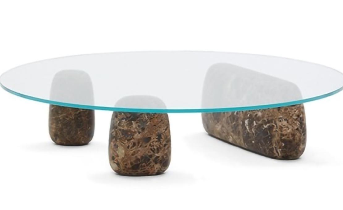 Журнальный столик от фабрики DePadova модель HOT#0-Ishi Stone 