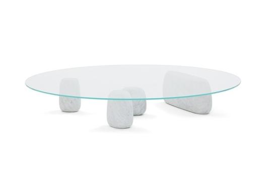 Журнальный столик от фабрики DePadova модель HOT#0-Ishi Stone 