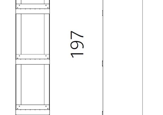 Стеллаж для книг от фабрики DePadova модель KC20#WH