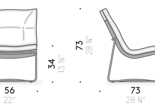 Кресло DePadova LC03 Small Armchair image 2