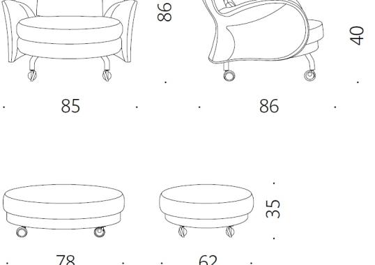 Кресло DePadova LU/P image 3