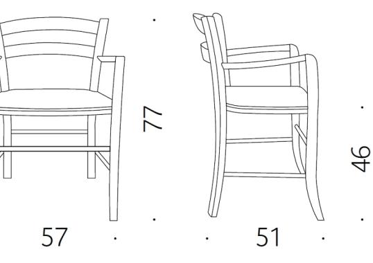 Стул от фабрики DePadova модель MRP#NENE