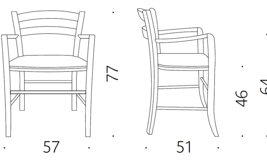 Стул от фабрики DePadova модель MRP#NENE