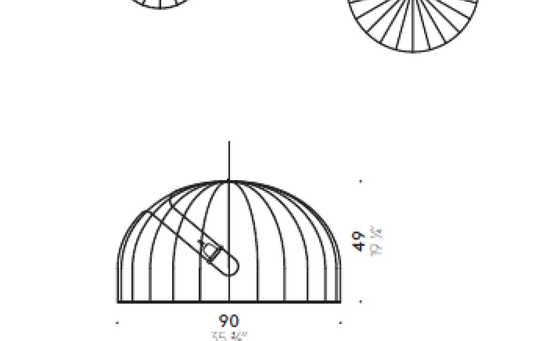 Подвесной светильник от фабрики DePadova модель Mogura-Pendant Lamp-MOG#S