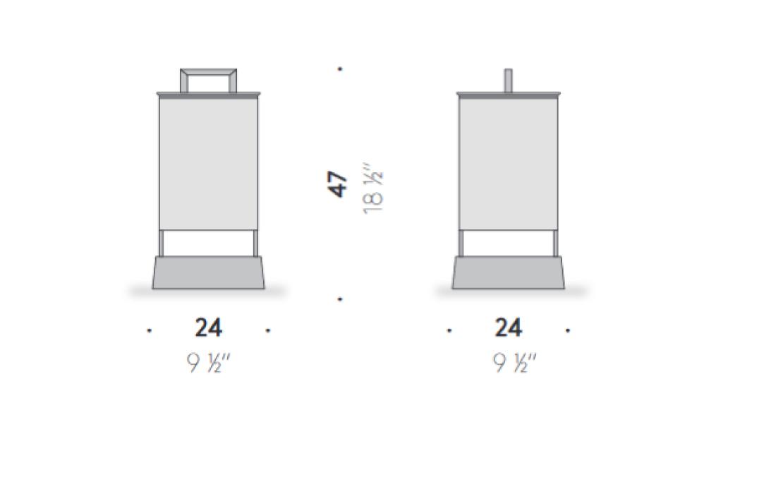Настольная лампа от фабрики DePadova модель Nagoya-Table Lamp-BDTL401