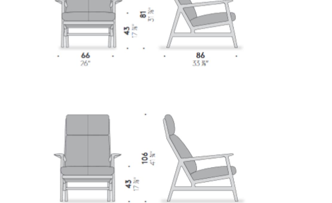 Кресло от фабрики DePadova модель PHL#1-PHILOSOPHERS