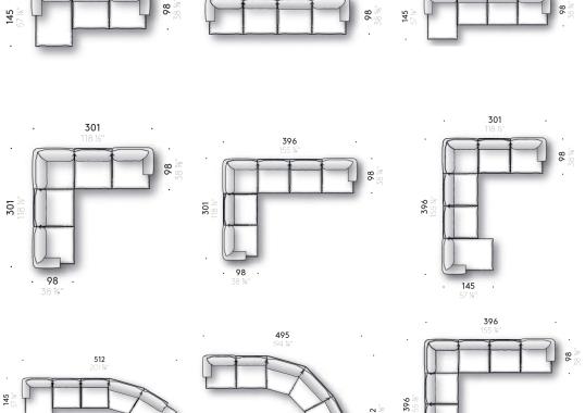 Диван от фабрики DePadova модель PW#D0-Sofa Pillow 20