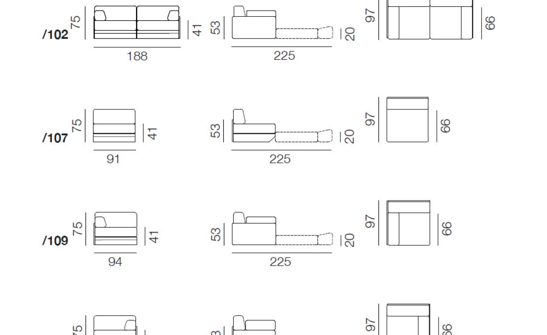 Диван от фабрики De Sede модель DS-76-SOFA