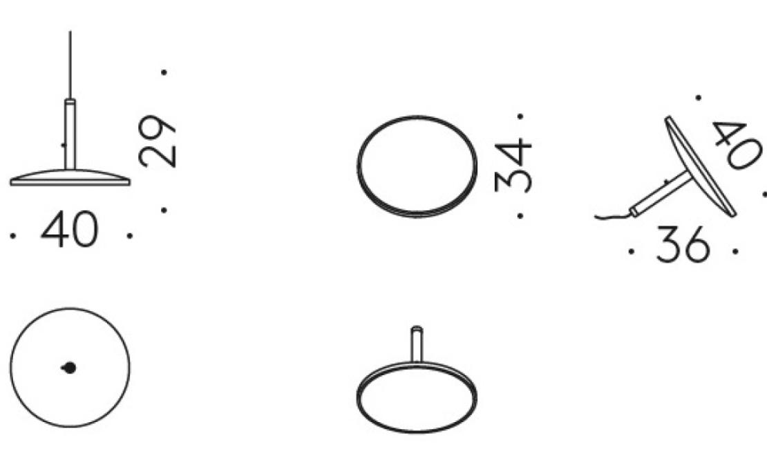 Торшер от фабрики DePadova модель Poet-Lamp-POE#1