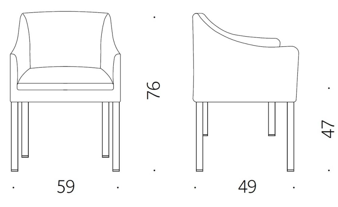 Кресло от фабрики DePadova модель POL/1