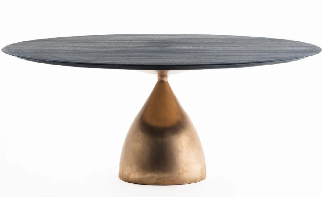 Стол от фабрики DePadova модель BDTT-Raindrop Casting Bronze