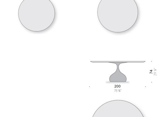 Стол от фабрики DePadova модель BDTT-Raindrop Casting Bronze