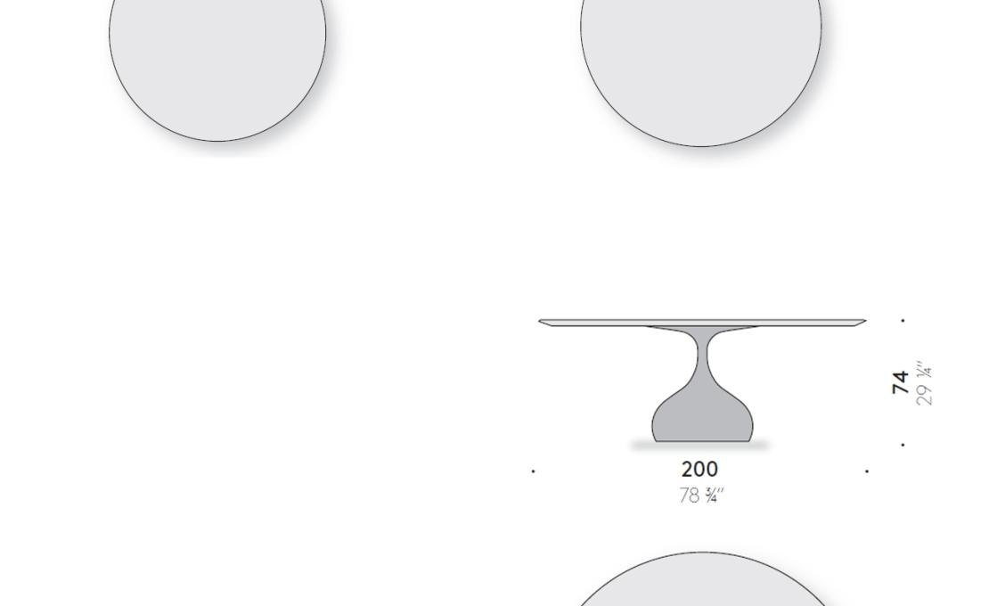 Стол от фабрики DePadova модель BDTT-Raindrop Casting Bronze