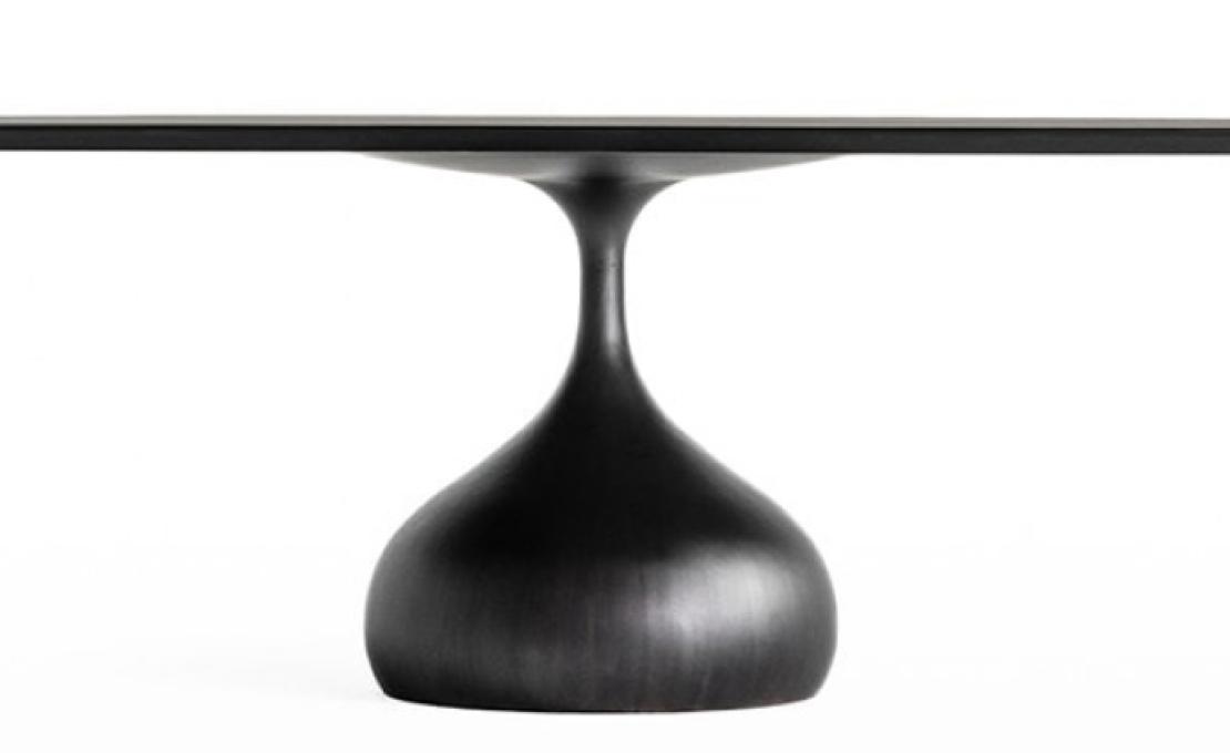 Стол от фабрики DePadova модель BDTT-Casting Bronze Ovale