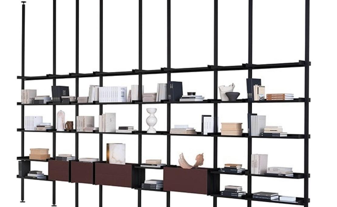 Стеллаж для книг от фабрики DePadova модель PSM#0-SaintPaul Shelves System