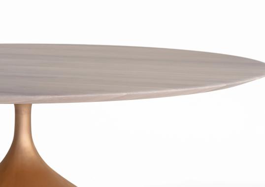 Стол от фабрики DePadova модель BDTT-Raindrop Casting Bronze