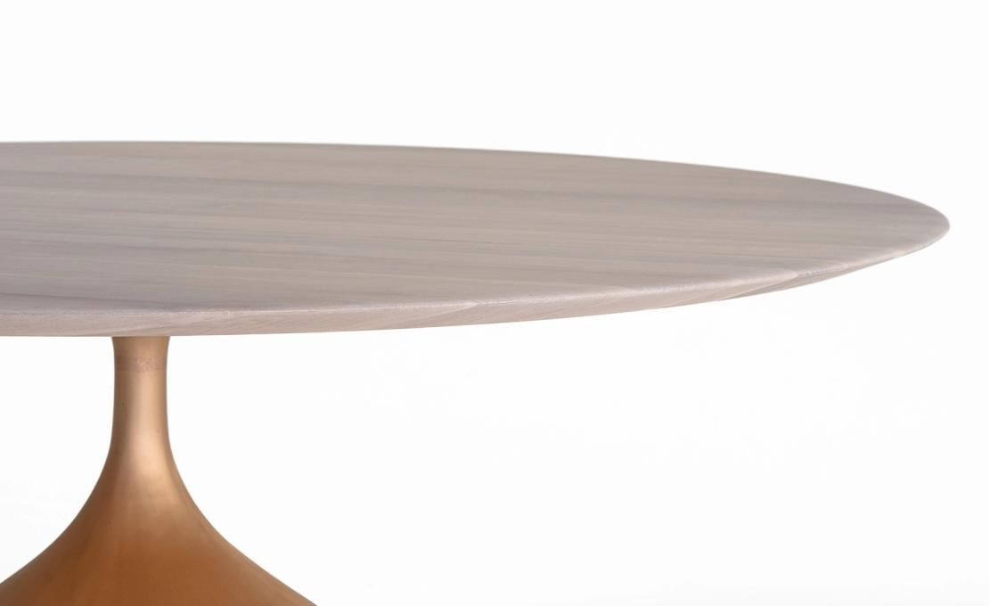 Стол от фабрики DePadova модель BDTT-Raindrop Casting Bronze