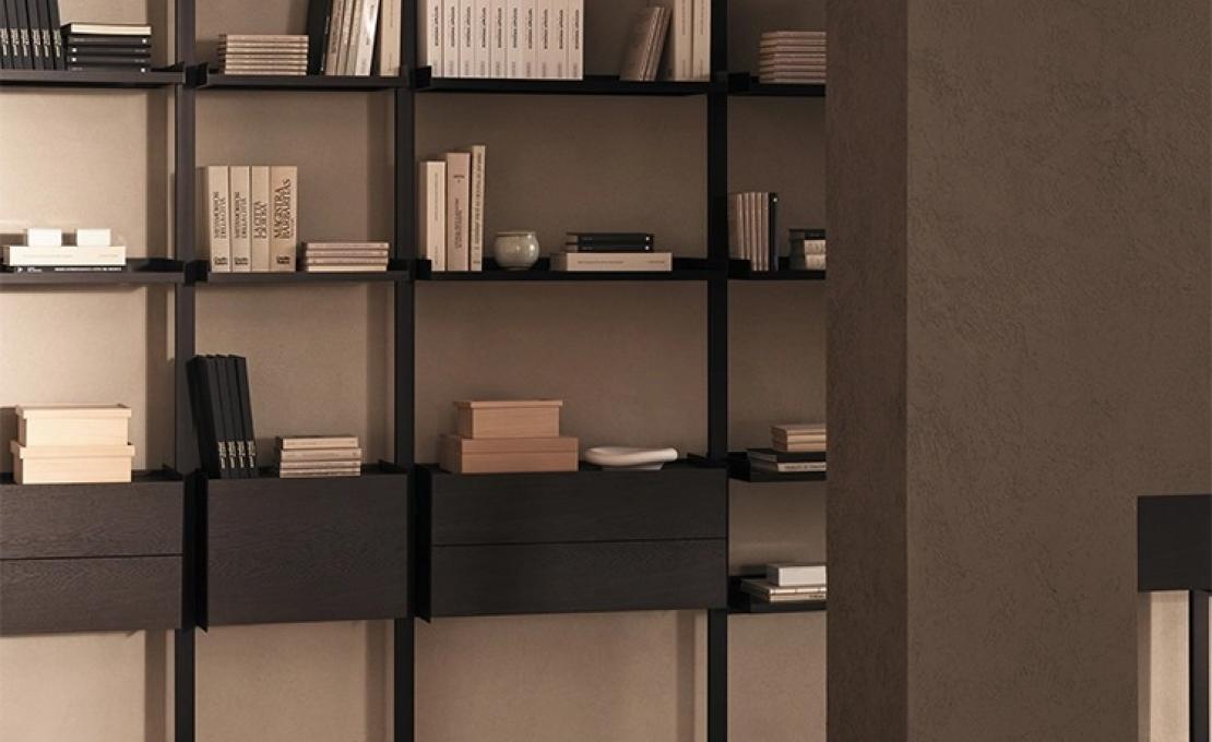 Стеллаж для книг от фабрики DePadova модель PSM#0-SaintPaul Shelves System