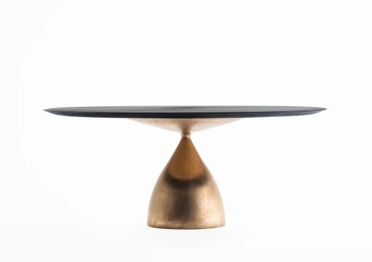 Стол от фабрики DePadova модель BDTT-Raindrop Casting Bronze
