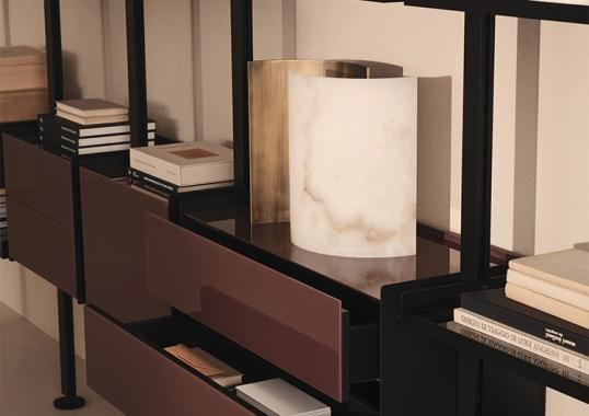 Стеллаж для книг от фабрики DePadova модель PSM#0-SaintPaul Shelves System