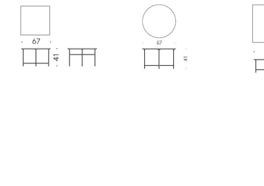 Журнальный столик от фабрики DePadova модель Sen 