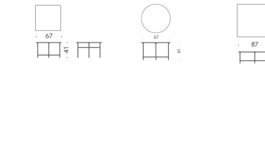 Журнальный столик от фабрики DePadova модель Sen 