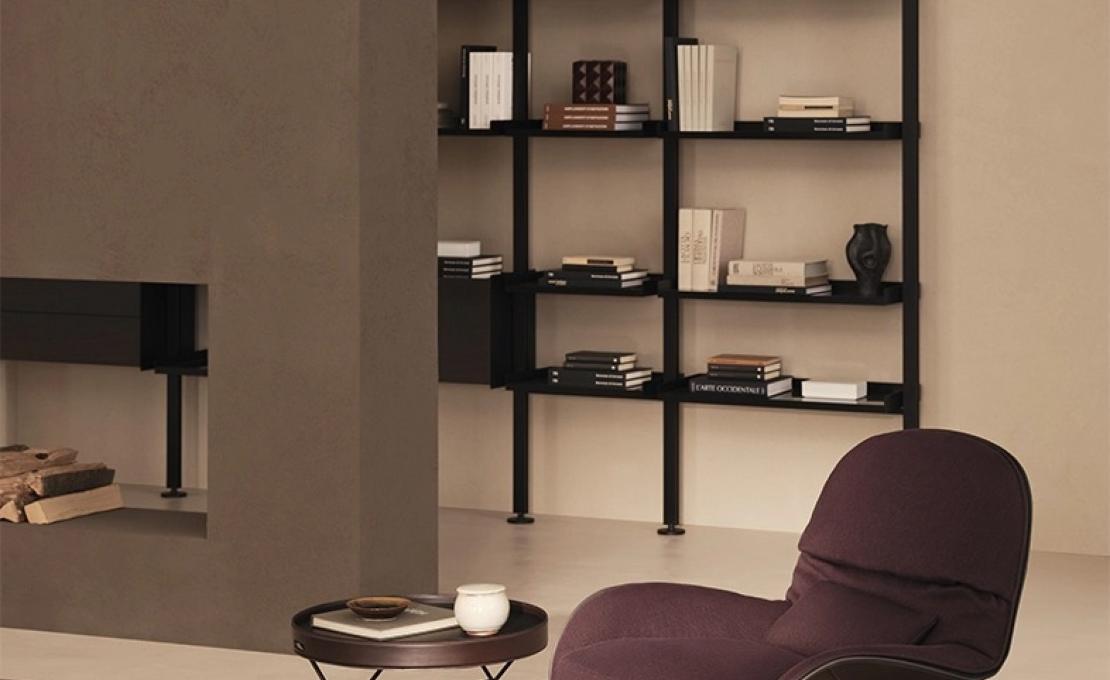 Стеллаж для книг от фабрики DePadova модель PSM#0-SaintPaul Shelves System