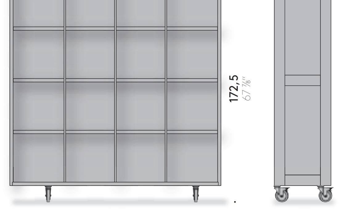 Сервант от фабрики DePadova модель Shigeto Box-SHB#16RA