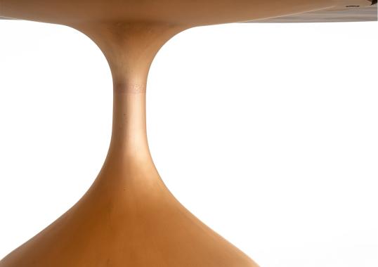 Стол от фабрики DePadova модель BDTT-Raindrop Casting Bronze