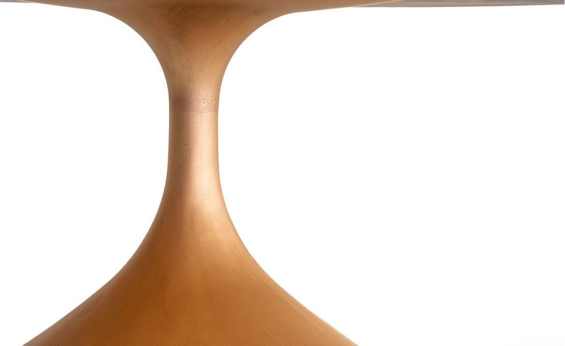 Стол от фабрики DePadova модель BDTT-Raindrop Casting Bronze