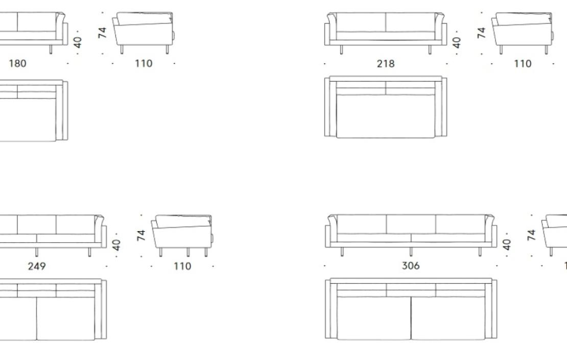 Диван от фабрики DePadova модель SX#-SQUAREXL