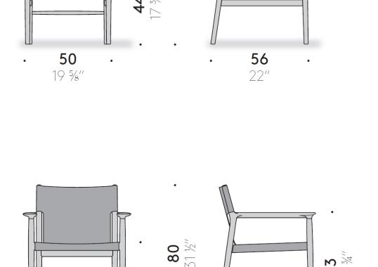 Стул от фабрики DePadova модель SUNSET--BDTI5
