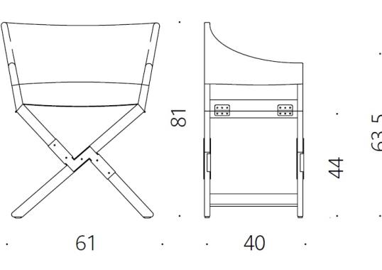 Уличный стул от фабрики DePadova модель SUN-SST#I2