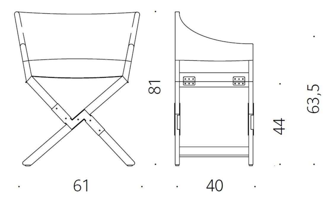 Уличный стул от фабрики DePadova модель SUN-SST#I2