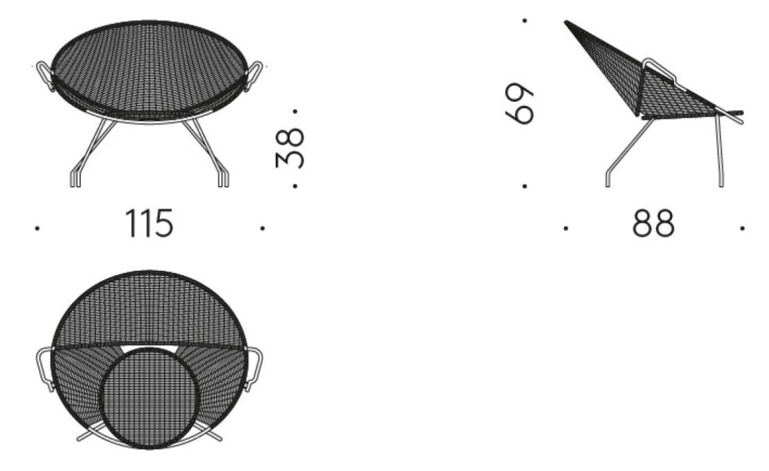 Кресло от фабрики DePadova модель T.54-Arm-T540001