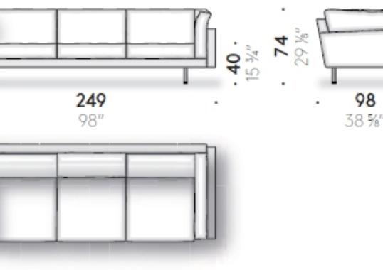 Диван от фабрики DePadova модель SQR/-SQUARESOFA