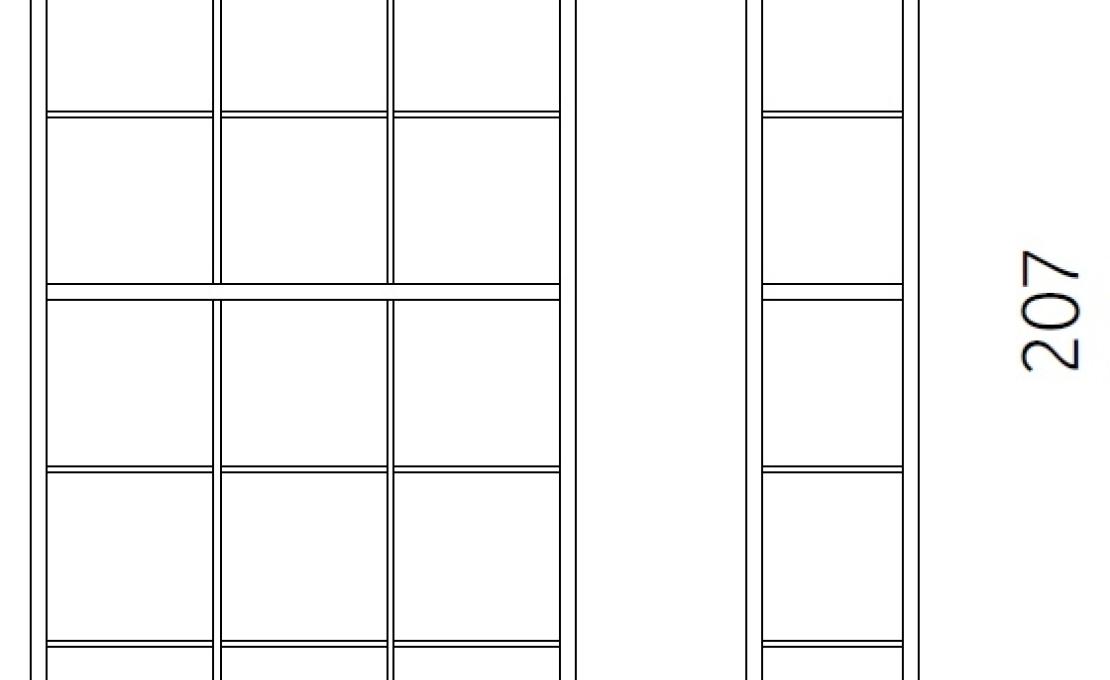 Стеллаж для книг от фабрики DePadova модель Tani Moto-TM#205