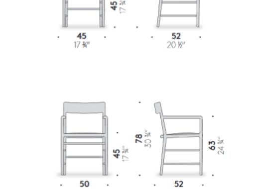 Стул от фабрики DePadova модель BDTI01-THESENSITIVEBACK