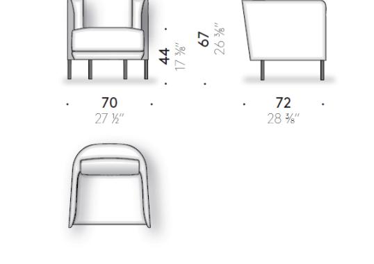Кресло DePadova Tiny Blendy-Small Armchair-BT#PO image 2