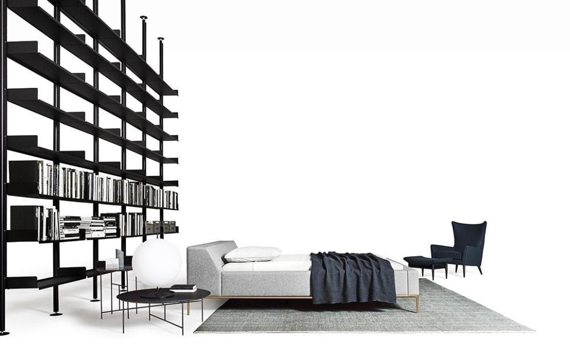 Кровать от фабрики DePadova модель Time Trip for Memories Bed