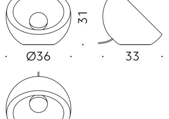 Настольная лампа DePadova TS#T01C-TSUKITABLELAMP image 2