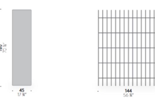Стеллаж для книг от фабрики DePadova модель Verical Layer-Bookcase-BDTC40