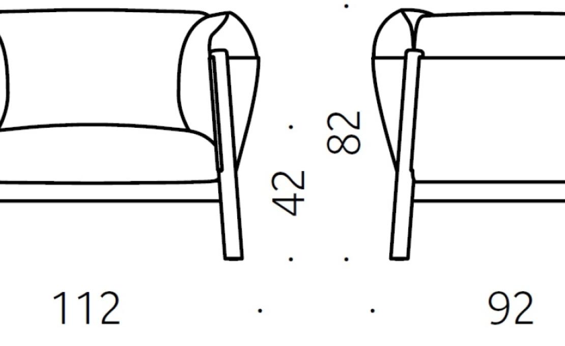 Кресло от фабрики DePadova модель Yak-Y#1 * K