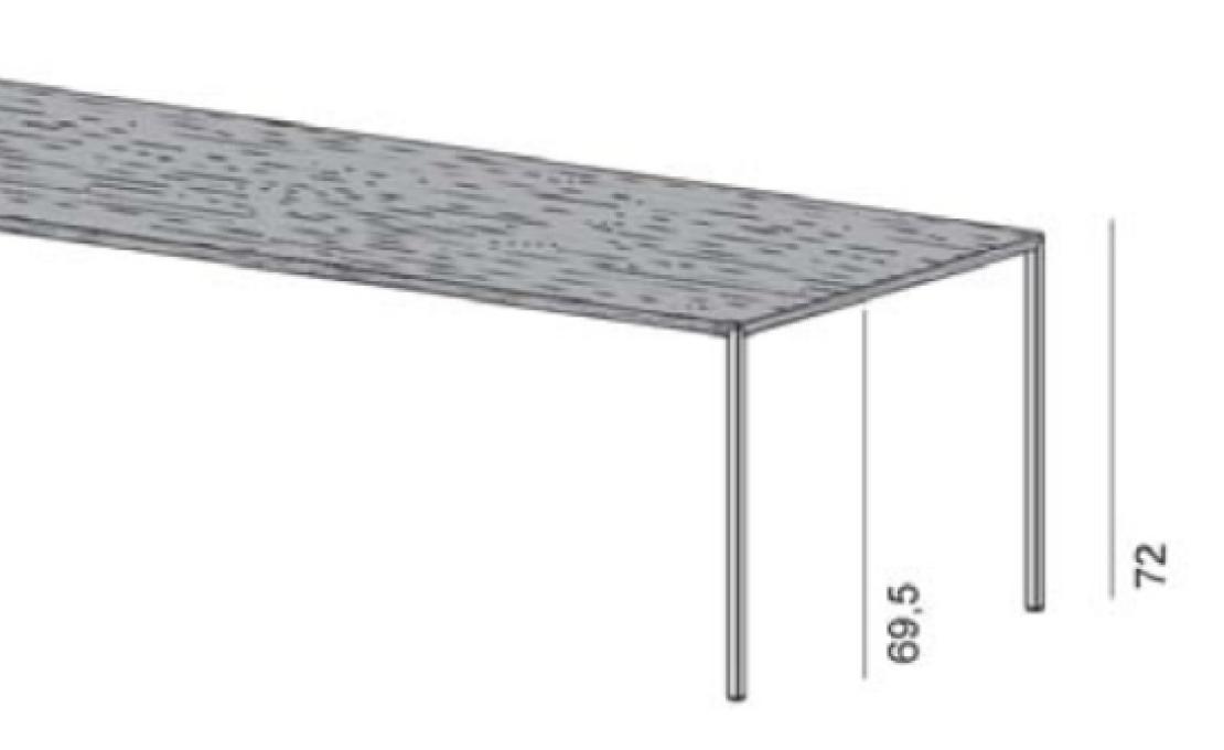 Стол от фабрики Desalto модель 25 Wood Table