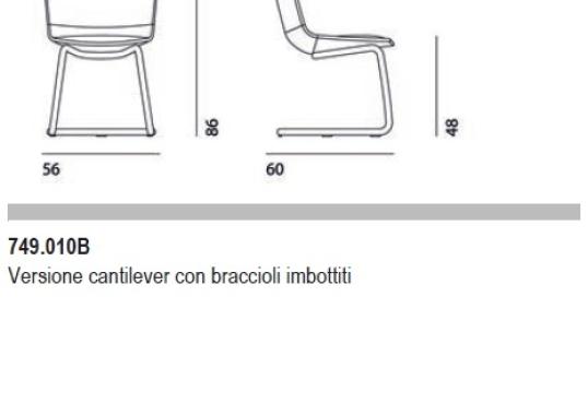 Кресло Desalto Calum Home Cantilever image 2