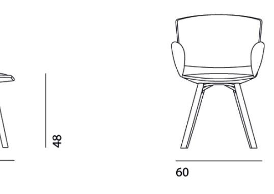 Стул Desalto CALUM HOME OAK EASY CHAIR image 2