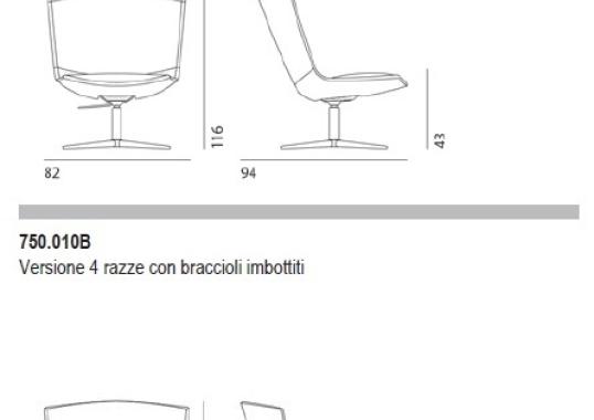 Кресло Desalto CALUM LOUNGE RELAX LOUNGE CHAIR image 2