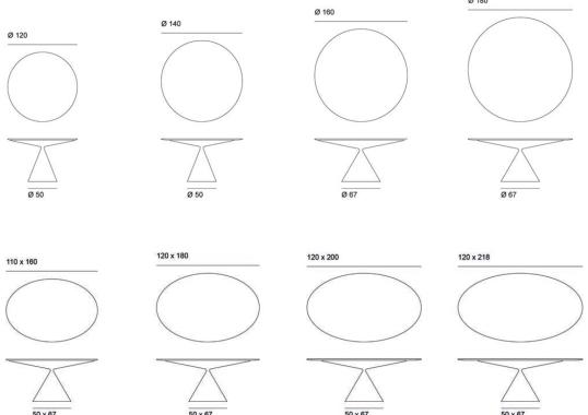 Стол Desalto Clay Canvas Table image 2