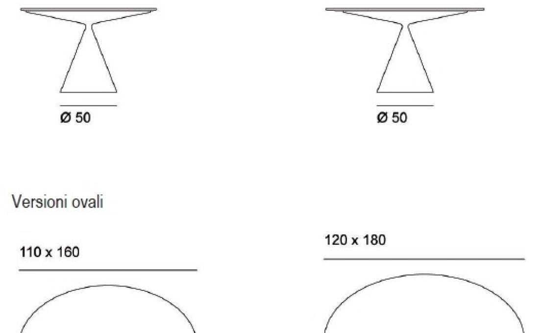 Стол от фабрики Desalto модель Clay 697 Ceramic Table